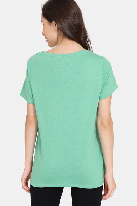 Rosaline Bloom Fest Knit Cotton Top (Pack of 2) -  Blue Green — image 4